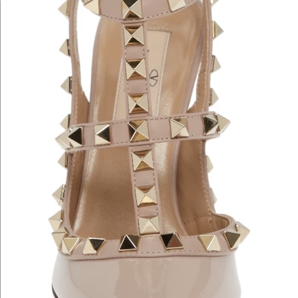 Valentino Rockstud Pump in patent poudre - Picture 3 of 12